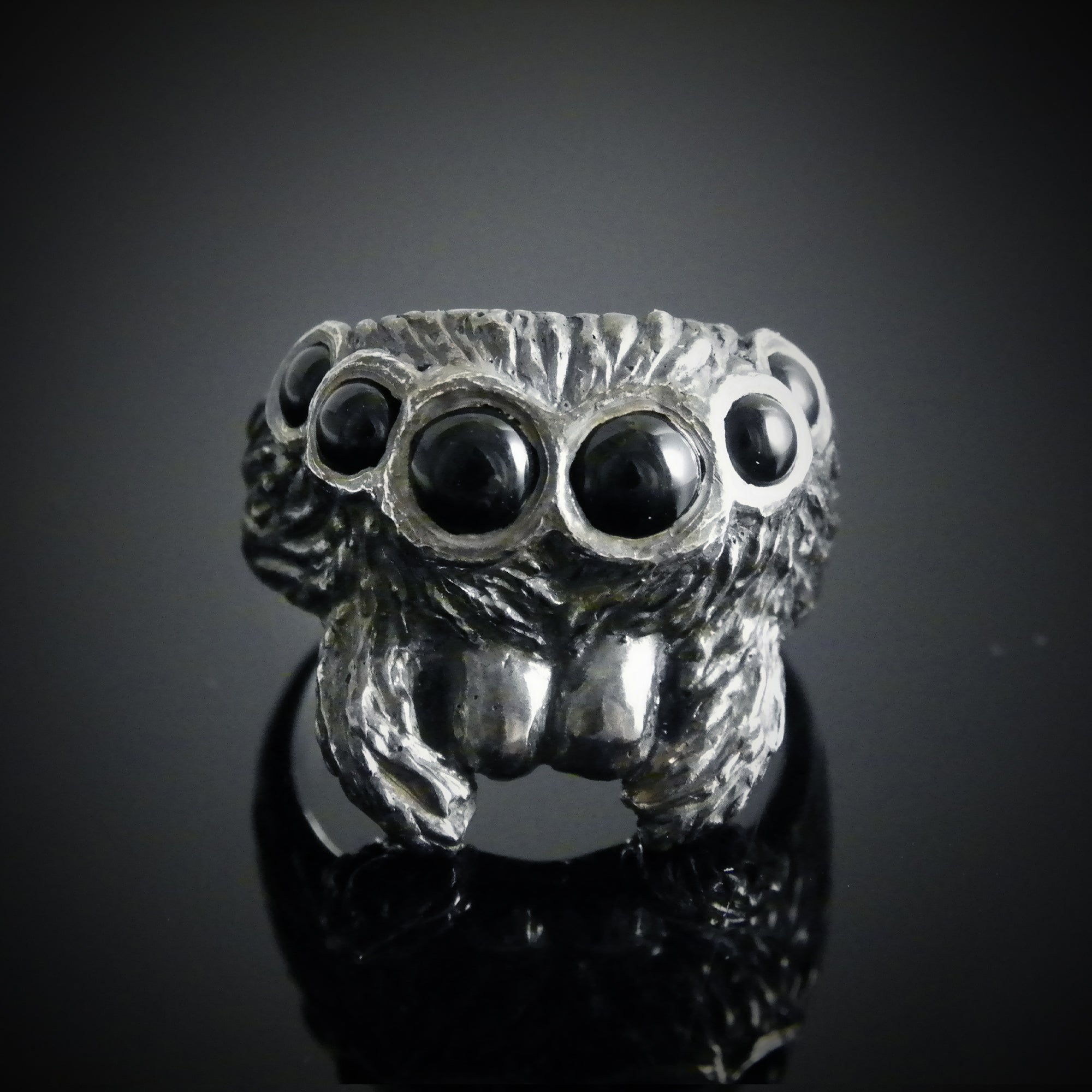 Spider Face Ring