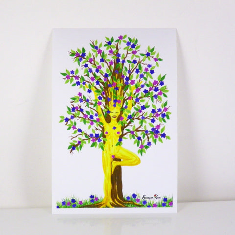 Tree Pose ~ 6x4 Giclee Print