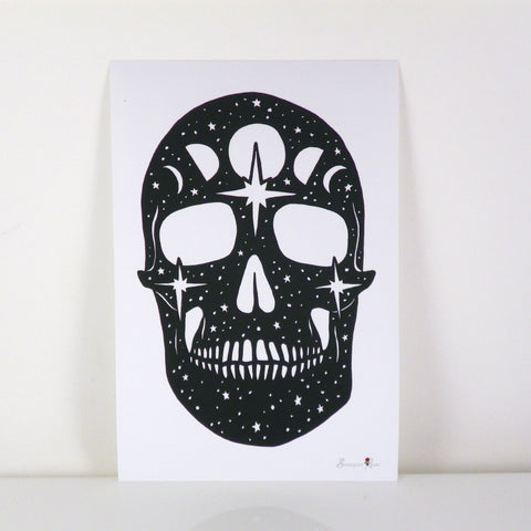Universkull ~ 6x4 Giclee Print