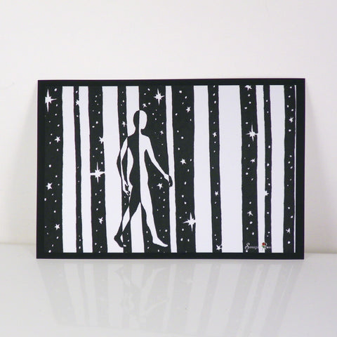 Walking Through Life ~ 4x6 Giclee Print