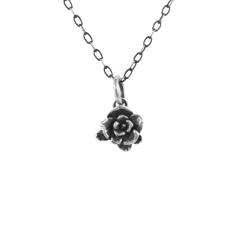 Small Mini Rose Necklace